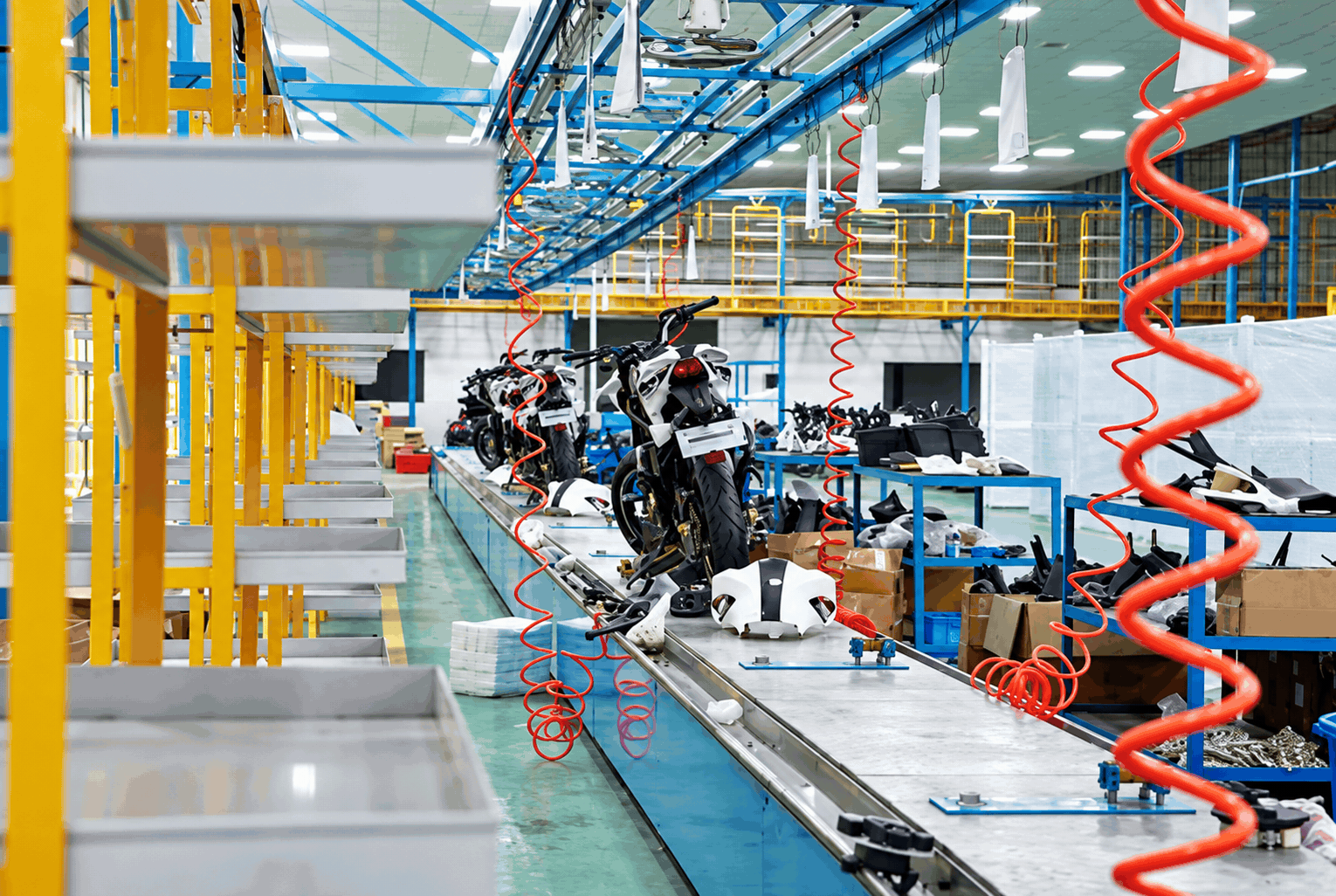 Home Motorcycle assembly line