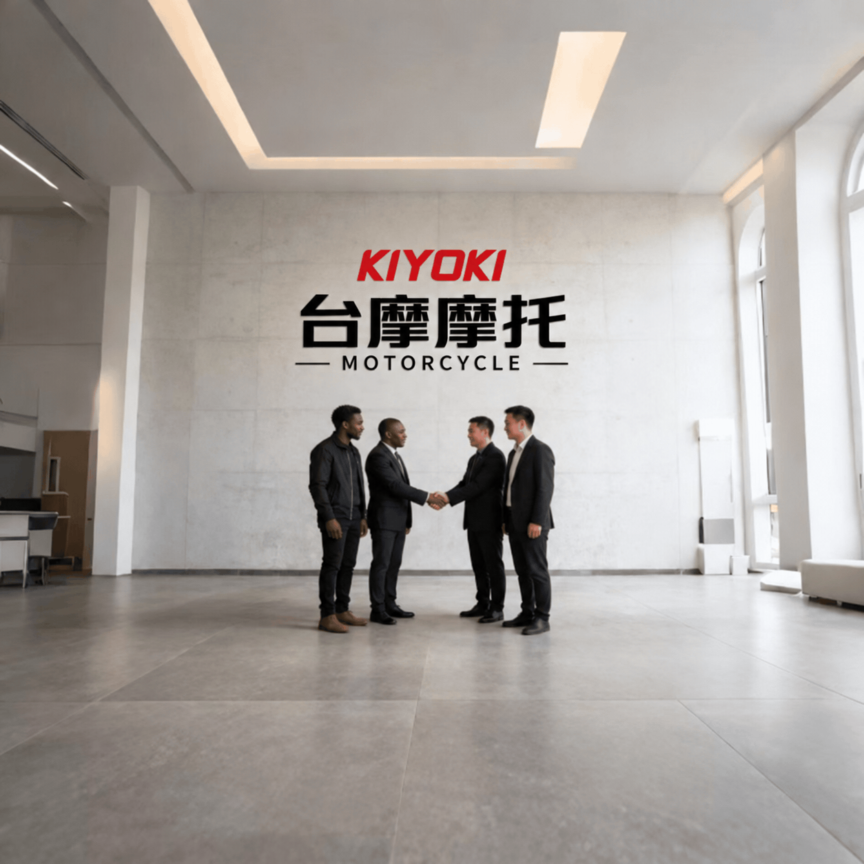 International partners visiting the KIYOKI office in Jiangmen
